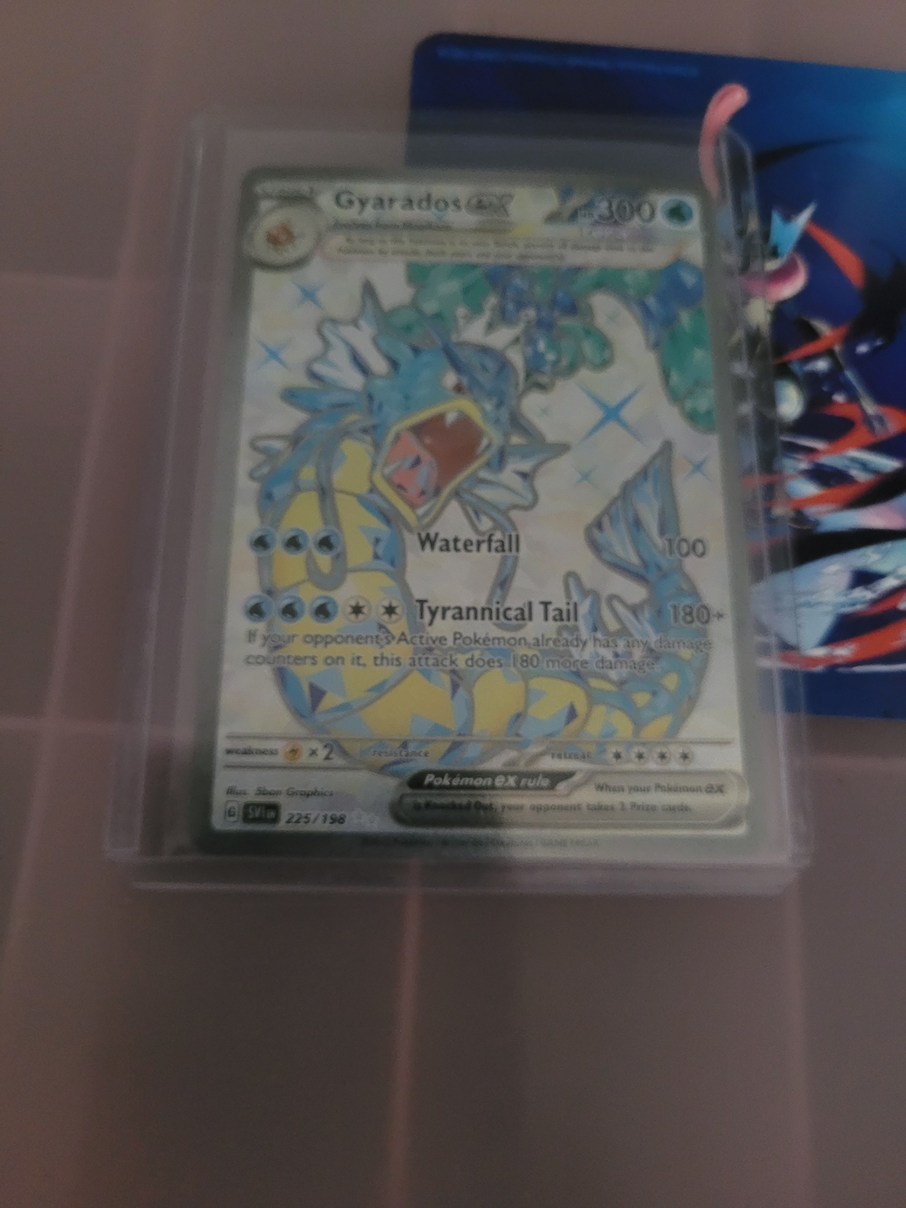Pokemon Gyarados EX Card - Blue & Yellow Artwork